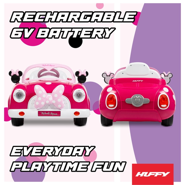 Disney Minnie Mouse 6V Convertible Ride-On Car photo 5