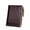 Burgundy, variant on Short-style Bi-fold women's wallet, genuine leather card holder, patent leather finish, featuring 1 bill compartment, 1 coin pocket, 1 ID window, and 6 credit card slots.