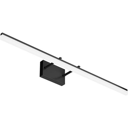 

40 inch modern black dimmable black led vanity lamp 40 inch adjustable led bathroom vanity lamp over mirror 5500K rotating vanity lighting.