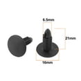 thumbnail image 2 of Unique Bargains 50 Pcs 6.5mm Hole Dia Car Trim Panel Clips Plastic Rivet Fastener Black, 2 of 2