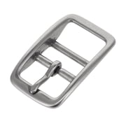 C5384 Nickel Matte, Double Bar Buckle, Solid Brass-LL