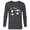 Charcoal Heather, variant on Marvel Studios Deadpool & Wolverine Best Bubs Toony - Long Sleeve T-Shirt for Men - Customized-White