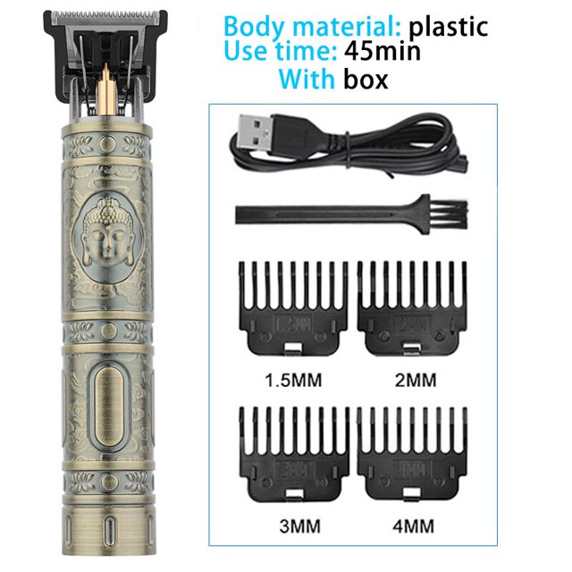 Cortadora de pelo profesional T9 para hombre, Afeitadora eléctrica de litio para Barba, novedad