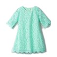 thumbnail image 4 of APRIL GIRL Robe de Demoiselle d'Honneur, Robe en Dentelle Manches 3/4 (Menthe, 6-7 Ans), 4 of 4