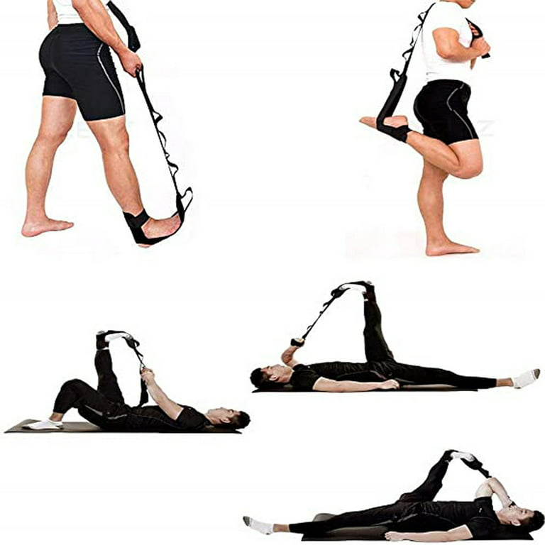 Stretch Strap & Foot Stretcher Set 12 Loops Yoga Stretching strapwith Door  Anchor,snap Hook, Nonelastic Stretch Out Strap for Physical Therapy,  Plantar Fasciitis,Pilates,Dance and Gymnastics : : Sports, Fitness  & Outdoors