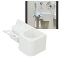 thumbnail image 4 of Electronic Toothbrush Holder, Toothbrush Slots Self Adhesive Independent Storage Quickly Drain Water  for Washroom, 4 of 7
