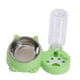 thumbnail image 4 of Comedero y bebedero inclinado para gatos, juego de comedero y bebedero Unique Pets Verde, 4 of 9