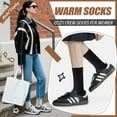 thumbnail image 5 of Merino Wool Socks for Women Hiking Thermal Warm Winter Thick Boot Cozy Crew Comfy Work Socks for Ladies 5 Pairs, 5 of 6