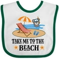 thumbnail image 3 of Inktastic Beach Vacation Florida California Boys or Girls Baby Bib, 3 of 4