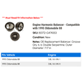 thumbnail image 2 of Engine Harmonic Balancer - Compatible with 1995 Oldsmobile 88, 2 of 2