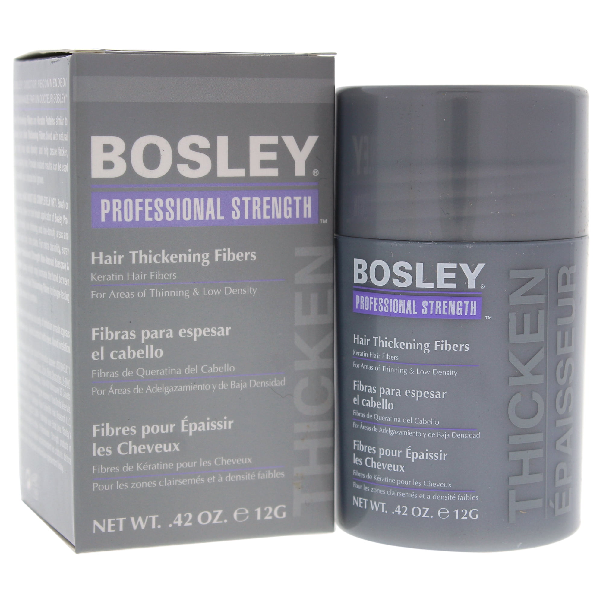 Bosley Hair Thickening Fibers Dark Brown 0.42 oz Treatment