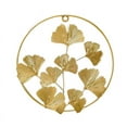 thumbnail image 1 of Hojas de ginkgo doradas, hojas para sala de estar, decoración de pared para colgar en la pared, decoración de pared, colgante de pared creativo sin perforaciones, 1 of 6
