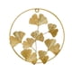 thumbnail image 1 of Hojas de ginkgo doradas, hojas para sala de estar, decoración de pared para colgar en la pared, decoración de pared, colgante de pared creativo sin perforaciones, 1 of 6