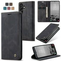 Case For Samsung Galaxy A16 5G Wallet Case, [RFID Blocking] Card Holder Stand [Shockproof TPU Interior Case] PU Leather Magnetic Protective Flip Cover for Samsung Galaxy A16 5G,Black