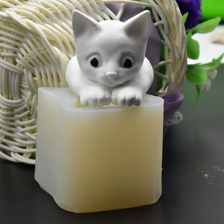 

LASHALL KITCHEN Cat Pattern Silicone Fondant Cake Decor Tool Chocolate Mould(Buy 2 Receive 3)