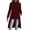 Wine, variant on Edvintorg Women Jacket Full Zip Hooded Long Split Coat Lightweight Long Sleeve Casual Tunic Outerwear with Pocket Womens Clothing Red L