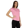 thumbnail image 2 of Inkmeso T-Shirt à Manches Courtes Uni pour Femmes Coupe Régulière Décontractée T-shirts Basiques Doux, 2 of 7