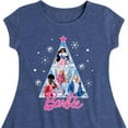 thumbnail image 3 of Barbie - Holidays & Christmas - Winter & Snow Time - Toddler & Youth Girls Fit & Flare Dress, 3 of 4