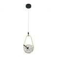 thumbnail image 3 of VONN Firenze 8" ETL Certified Integrated LED Aluminum Pendant - Antique Brass, 3 of 8