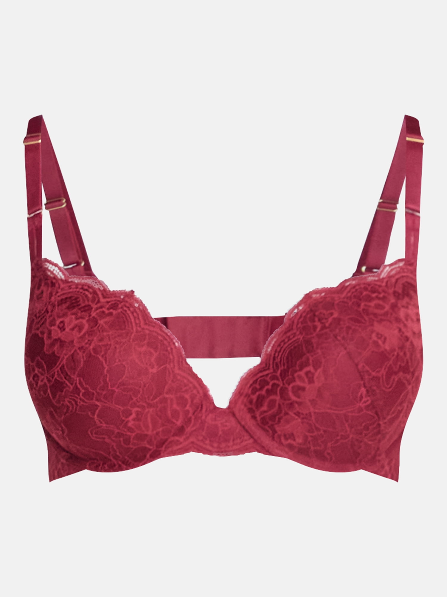 Joyspun Women's Lace Push Up Bra, Sizes 34A-40D