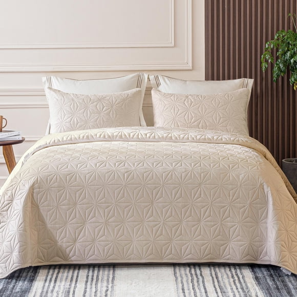 Juego de Edredón Whale Flotilla Queen 244x229 cm Beige