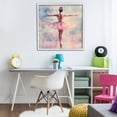 thumbnail image 3 of Stupell Industries Eclectic Elegant Ballet Dancer in Motion White Framed Giclee Art, 24 x 24, by Creative Studio, 3 of 8
