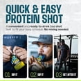 thumbnail image 3 of Frog Fuel Power Shot de proteína energizada, 15 g de proteína, colágeno nanohidrolizado alimentado con pasto, 80 mg de cafeína, sin grasa ni azúcar, 22 aminoácidos, 0 carbohidratos, bayas, paquetes de, 3 of 5