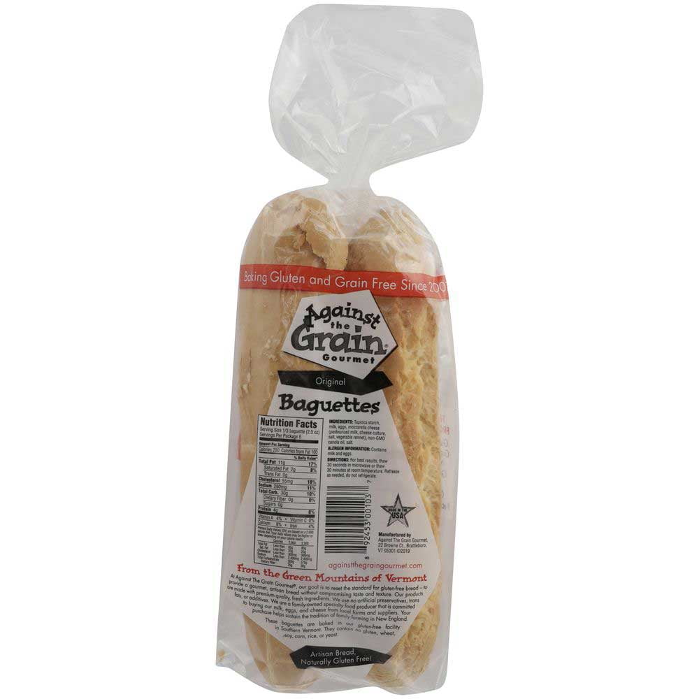(12 Pack)Against The Grain Gluten Free Original Baguette, 15 oz.