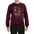 thumbnail image 2 of If It's Not a Dachshund It's Just a Dog Gift | Mens Dog Lover Crewneck Graphic Sweatshirt, Maroon, X-Large, 2 of 3