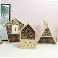 thumbnail image 3 of ORDDIART 2 Pcs Maison d'Abeilles Style Cabane en Bois pour Maison Extérieure, 3 of 7