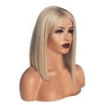 thumbnail image 2 of Teissuly Wigs Short Straight Synthetic Hair Full Wigs for Women Natural Looking Heat Resi, 2 of 7