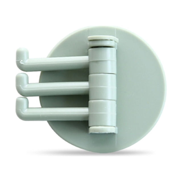 Gancho para barra de toallas Moyic colgador autoadhesivo doble montado en la pared verde 5 piezas
