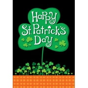 Toland Home Garden Saint Pat's Clover Patch St Pats St Patricks Day Flag Double Sided 28x40 Inch