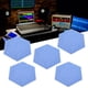 thumbnail image 5 of Tablero de absorción de sonido paneles acústicos hexagonales Montaje adhesivo Fibra de poliéster 15 cm Retardante de llama decorativo para oficinas en el hogar para estudios de ANGGREK Otros, 5 of 8