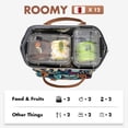 thumbnail image 4 of Biwat Lunch Bags for Women, Insulated boite a Lunch Femme Lunch Box with Top Handle and Side Mesh Pockets for Work,School,Picnic,Blue Forest, 4 of 4