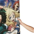 thumbnail image 2 of Anime Mha My Hero Academia Shower Curtain Bathroom Decor Polyester Waterproof Bath Curtains With Hooks 60x72 Inches, 2 of 8