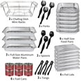 thumbnail image 2 of Juego de platos tipo buffet para irritar COMFICOVE, 33 piezas, con calentadores de alimentos, 2 of 7