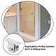 thumbnail image 3 of USHOBE 2Ud Poleas De Cable En Acero Inoxidable Para Puertas Correderas Con Montaje En Pared, 3 of 6