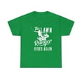 thumbnail image 2 of The Lawn Ranger Rides Again Funny Lawn Tractor Mowing T-Shirt, 2 of 2