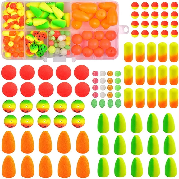 VanRolldex Foam Fishing Floats, 100 Pack