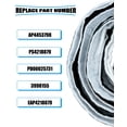 thumbnail image 3 of W10612022 Dryer Rear Drum Felt Seal for With Whirlpool Crosley Amana Maytag Estate Kenmore Series Replace PS8691753 AP5737110 279857 AP3094267 PS334327 W10389561 Dryer Drum Felt Seal Replacement, 3 of 7