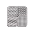 thumbnail image 2 of Large Dog Lick Mat For Anxiety Relief, Slow Feeder Licking Pad For Boredom And Stress, Pet Calming Mat For Grooming Bathing And Training, Food Grade Dispenser, 1Pack Gray, 2 of 7