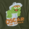 thumbnail image 2 of Sesame Street T-Shirt Flat Oscar Unisex Graphic Tee For Men & Women, 2 of 7