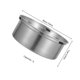 thumbnail image 5 of Nestingho Plato De Para Perro De Inoxidable Con Para Beber Lento, 5 of 6