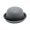 Grey, variant on Flat-top Fedora Hat Pure Color Imitation Wool Jazz Hat Unisex Japanese Style Wide Brim Ladies Round Hat Parties Cosplay Bowler Hat