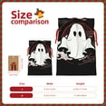 thumbnail image 4 of ZICANCN Christmas Gift Bags, Ghost Funny Style Reusable Fabric Drawstring Storage Bags with Drawstring, Small Size, 4 of 7