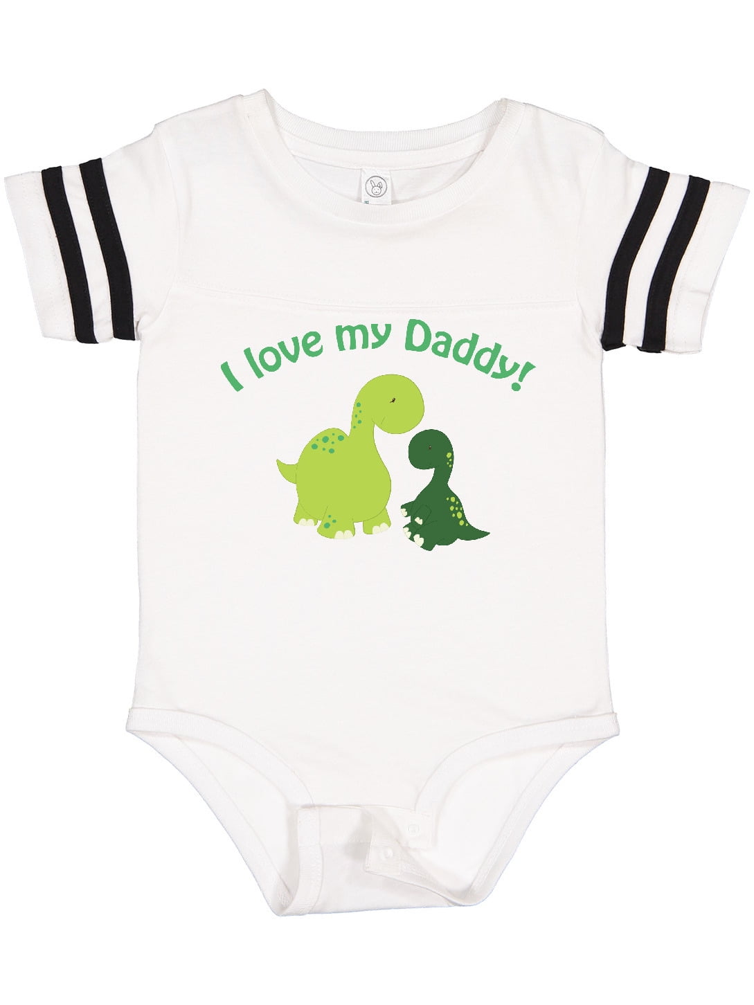 Inktastic I Love My Daddy Dinosaurs Gift Baby Boy Or Baby Girl Bodysuit Walmart Com