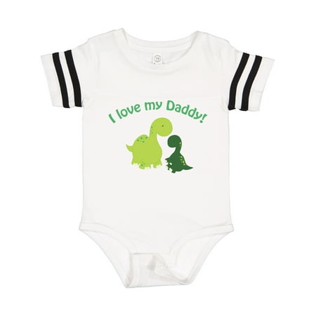 

Inktastic I Love My Daddy Dinosaurs Gift Baby Boy or Baby Girl Bodysuit