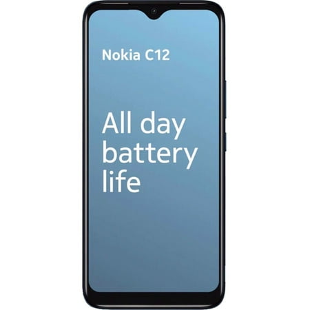 Nokia C12 DUAL SIM 64GB ROM + 2GB RAM (GSM Only | No CDMA) Factory Unlocked 4G/LTE Smartphone (Dark Cyan) - International Version