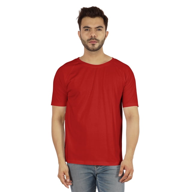 Inkmeso Mens Short Sleeve Solid Raglan T-shirt Cotton Casual Baseball Tee Shirt